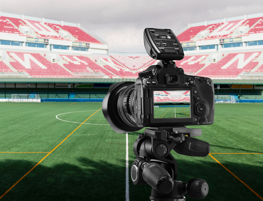 Portable video tower for filming sports